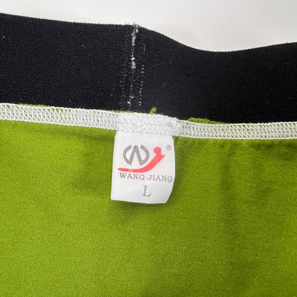 Wang Jiang Color Block Square Cut Trunk Briefs Blue Red & Green Mens Size Medium - Picture 5 of 6